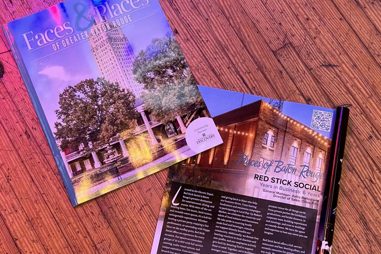Red Stick Social Featured in Faces and Places Magazine