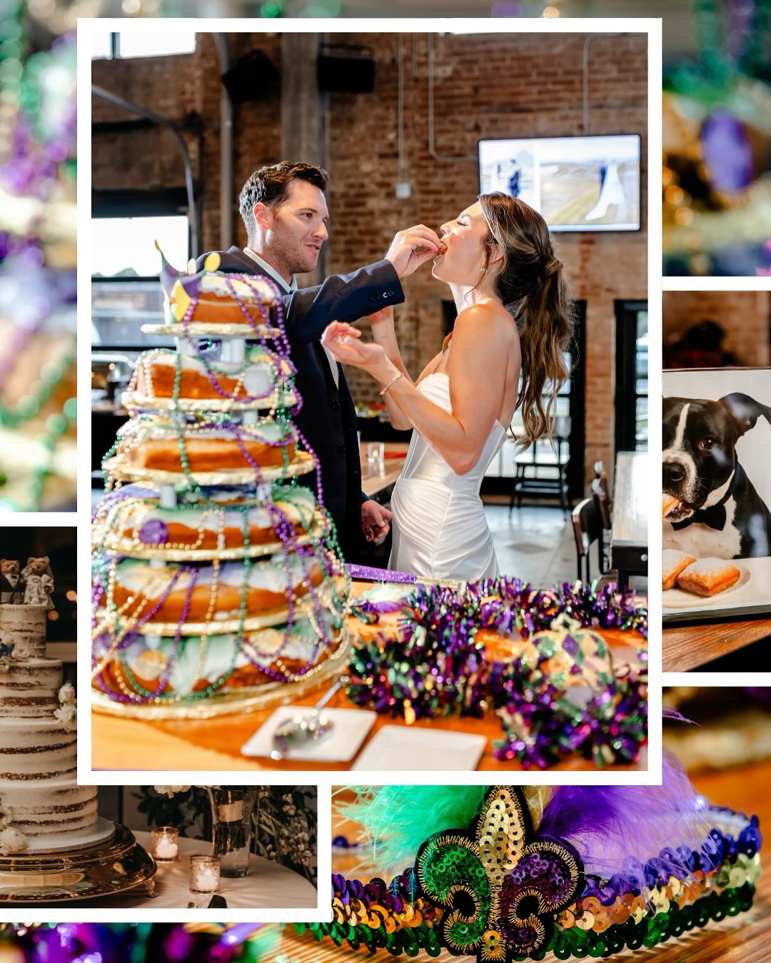 king cake wedding
